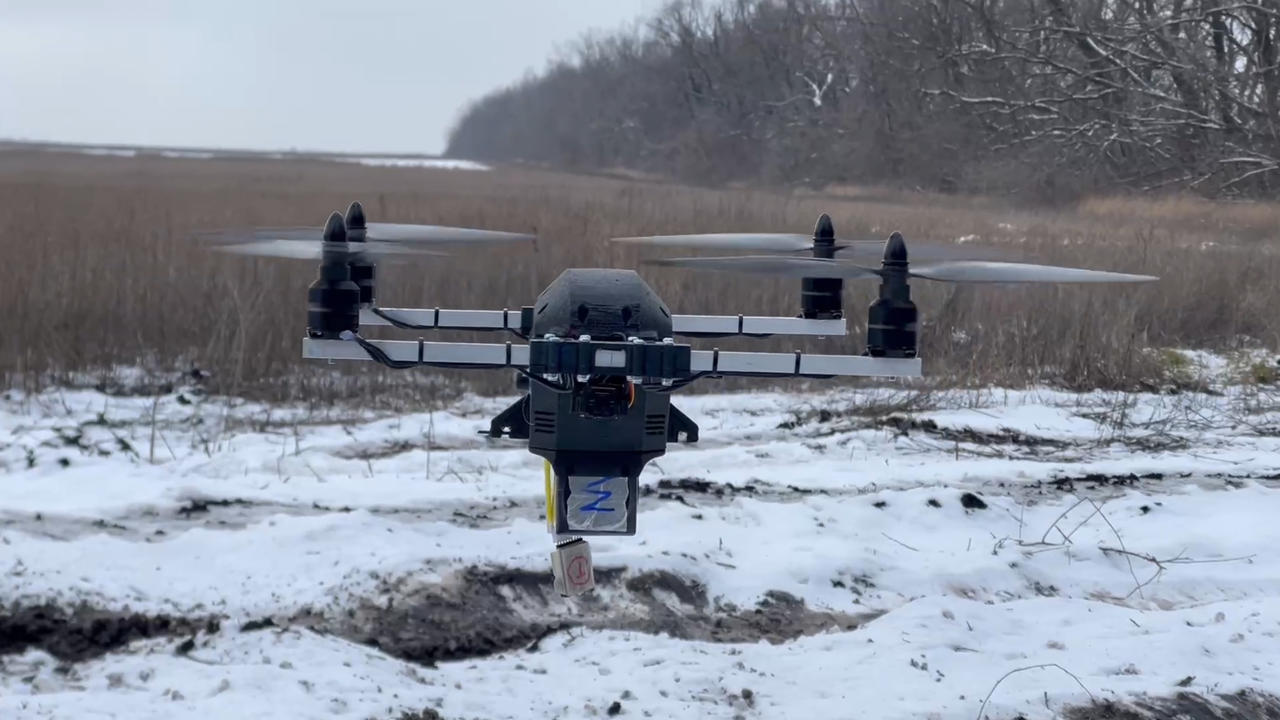 Испытания FPV-дрона в условиях РЭБ